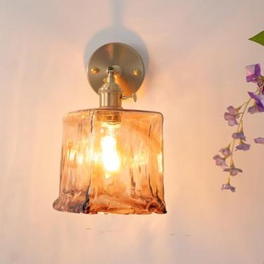 Imagem de Luminária de parede nórdica moderna em latão com LED, estilo retrô americano, para sala de estar, quarto, escritório, hotel, casa, corredor ou qualquer outro ambiente (Estilo 37)