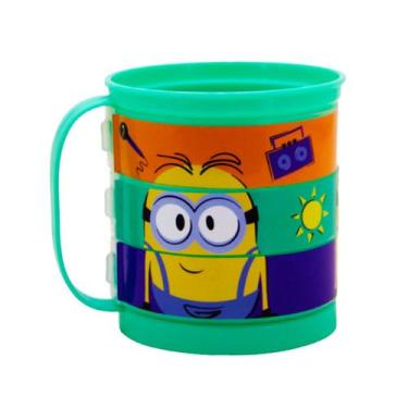 Imagem de Caneca Infantil Divertida 360ml Caneca Quebra-Cabeça Plasútil