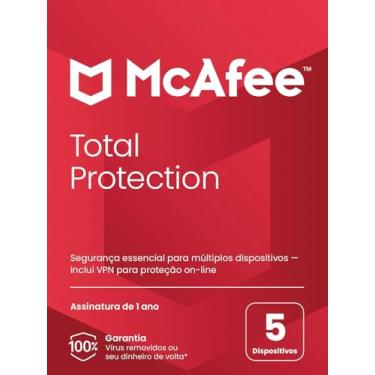 Imagem de McAfee Total Protection | 5 dispositivos | Software de segurança que inclui Antivírus, VPN Segura, gerenciador de senhas, monitoramento de identidade | Cartão-chave