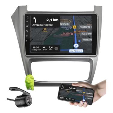 Imagem de Multimídia Android 9' Fox Space Fox CrossFox 2014 a 2020 Android Auto CarPlay + Câmera Ré