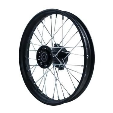 Imagem de Hauertzx Cubo de aro de roda compatível com 70CC 90CC 110CC 125CC 140CC 150CC 160CC Off Road Motocross Pit Dirt Rocket Bike (preto, 60/100-14 polegadas 15 mm)