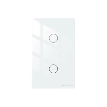 Imagem de Interruptor Inteligente 2 Botões - WIFI - BETAHOME (Branco)