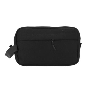 Imagem de SUNGOOYUE Bolsa de Higiene Pessoal Suspensa Masculina, Organizador de Armazenamento de Viagem à Prova D'água Requintado, Bolsa de Higiene Pessoal de Nylon Com Bolso Com Zíper para Barbear e Produtos