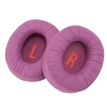 Imagem de Sanpyl Almofadas Macias para Fones de Ouvido JR460NC Melhoram a Qualidade do Som e o Conforto para Crianças, Fácil Instalação, 2 Protetores Auriculares Incluídos (Roxo)