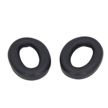 Imagem de Sanpyl Almofadas para Fones de Ouvido de Couro de Proteína Com Isolamento de Ruído, Substituição de Almofadas de Espuma de Memória para WH-1000XM2 para MDR-1000X, Conforto de Longo Prazo (Preto)