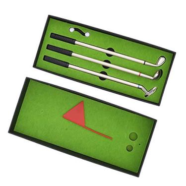 Imagem de Conjunto de Jogos de Mesa de Bola de Mini Golfe, Driving Range Verde Com Canetas de Golfe Canetas Bandeiras de Bandeira Decoração de Desktop, para Escritório e Diversão Em Casa
