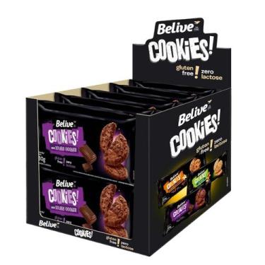 Imagem de Cookies Sem Glúten Zero Double Chocolate com 10 unidades de 80g - Beli