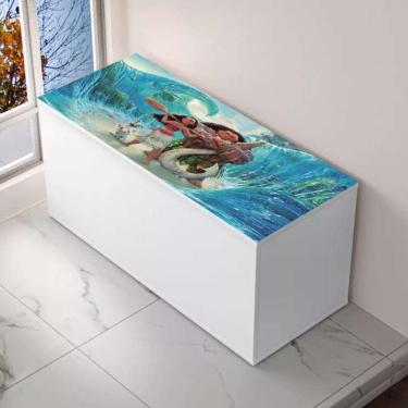 Imagem de Baú Adesivado Infantil Personagens Moana