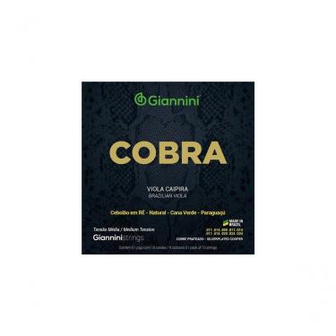 Imagem de Encordoamento Para Viola Aço Cobre Prateado Tensão Média Série Cobra Gesvm