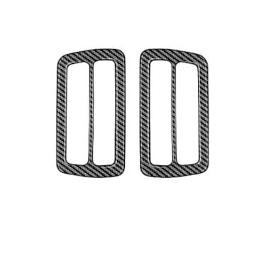 Imagem de GZBFTDH Tampa de moldura de acabamento de saída de ar condicionado lateral de fibra de carbono para ventilação CA direita e esquerda compatível com Toyota 4Runner 2025-2026 (fibra de carbono)