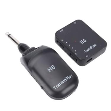 Imagem de SPYMINNPOO sistemas de Guitarra Sem Fio, Transmissor e Receptor Recarregável UHF de 2,4 GHz, 2 Modos para Teclado de Baixo de Guitarra Elétrica