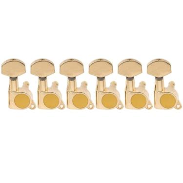 Imagem de Musiclily Pro 6 em Linha Tarraxas Blindada para Guitarra Fender Stratocaster Telecaster, Dourado