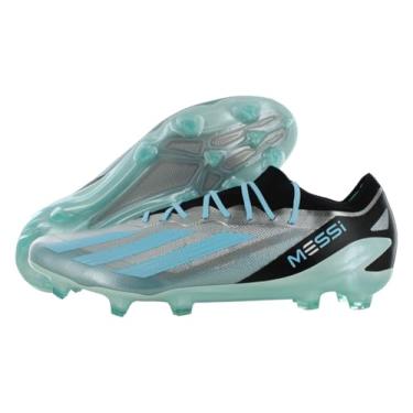 Imagem de adidas Chuteira unissex X Crazyfast Messi.1 firme – Chuteiras de futebol, futebol americano, Cinza, 43 BR