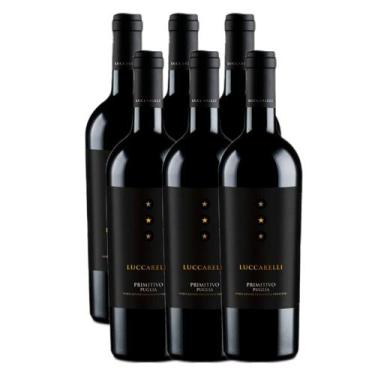 Imagem de Vinho Tinto Italiano Luccarelli Primitivo Puglia Igp 6 Und