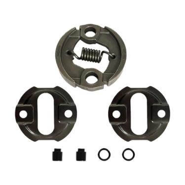 Imagem de RNXRZANK Conjunto de Sapatas E Tambor de Embreagem para Roçadeiras FS91, FS111, FS131, KM91 E KM111. Peça de Reposição em Metal. Substitui As Peças 41491602000, a, Tamanho real