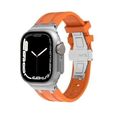 Imagem de Pulseira De Borracha Ultra Macia Para Apple Watch Band 49 45 44 41 42 