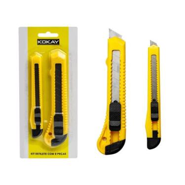Imagem de Kit Com 2 Estiletes - Estilete Alta Qualidade Profissional - Kokay