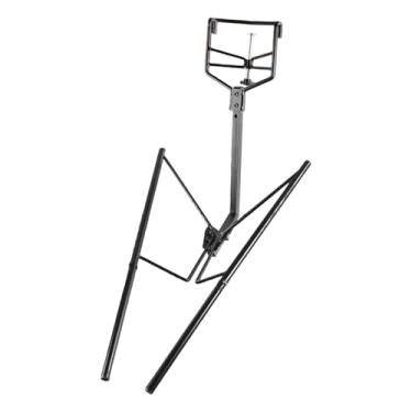 Imagem de Fenteer Aro de retorno de bola para basquete, acessório auxiliar para treinamento em quadras externas.