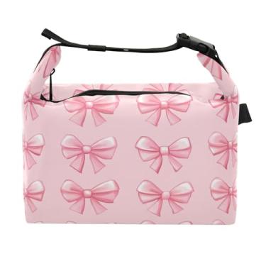 Imagem de STAYTOP Linda gravata borboleta (2) lancheira com fivela de alça, lancheira isolada para meninos e meninas, lancheira térmica para trabalho escolar