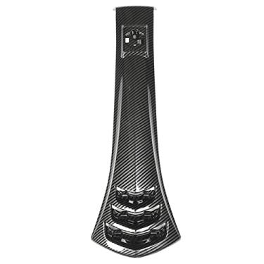 Imagem de Cabeça da motocicleta carenagem capa de fibra carbono estilo frente chifre gravata suporte decoração escudo para gts 250 300 gtv 300 2019-2021 (UMA)