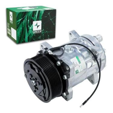 Imagem de Compressor de Ar Universal 7H15 8PK 12V Horiz. 8Fix (GREEN), ;Líquido: