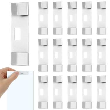 Imagem de Kit de abas de reparo vertical de 16 peças, protetores de palhetas de reparo vertical de metal, kit de reparo de persianas verticais para lâminas de substituição de persianas verticais