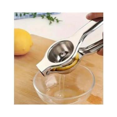 Imagem de Kit 2 Espremedor Limão Inox 20cm Manual Profissional – Aço Inoxidável Resistente Lava Louças Cozinha