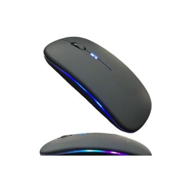Imagem de Mouse Sem Fio 2.4GHz, 1200 DPI, Preto, Ergonômico, 10x2x5.5cm, Alimentação por Pilha AA