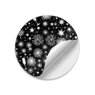 Imagem de Ladrilho Decorativo de Cerâmica Estampa Foguetes e Fogos de Artifício