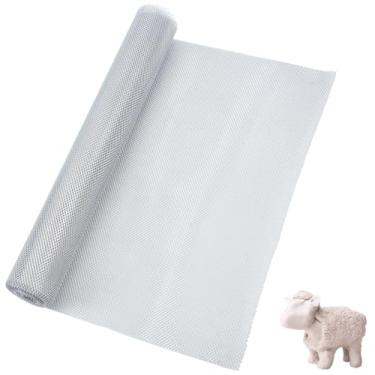 Imagem de GORGECRAFT Escultura de alumínio de 3 m x 35 cm em rolo de malha de metal resistente - furo 3 x 4 mm - tela de malha pequena escultural tecida para bricolage, artesanato, argila, joias, decoração de