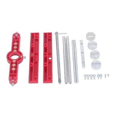 Imagem de Cryfokt Kit de Gabarito para Localizador de Punção Durável Com Acessórios para Resultados Precisos e Confiáveis ​​de Marcenaria