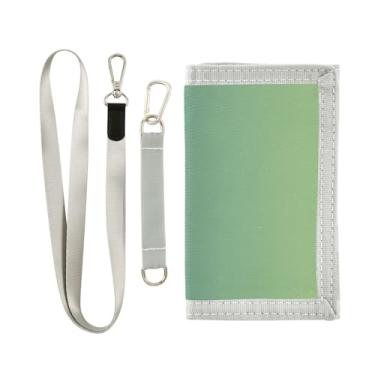 Imagem de GAIGEO Carteira de nylon gradiente azul para meninos, bolsa infantil com chaveiro e bolsos, Gradiente azul (6), one size