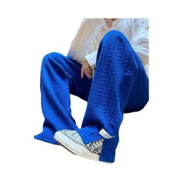 Imagem de Calças De Moletom Masculinas Baggy Hip Hop, Moda Casual Para Outono E 