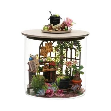 Imagem de Kit De Mini Casa De Bonecas DIY, Artesanato Em Madeira, Modelos De Móv