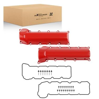 Imagem de maXpeedingrods Tampa de válvula de motor de alumínio atualizada para Dodge Ram 1500 Durango Dakota, para Chrysler Aspen 2007, para Jeep Commander Grand Cherokee 4.7L 2001-2007 Substitui 53021828AA