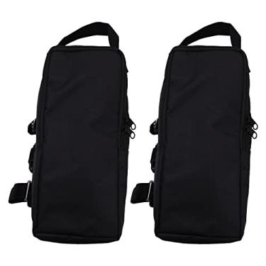 Imagem de Hbaebdoo 2 bolsas para scooter elétrica, bolsa de bateria de lítio, bolsa portátil para bicicleta, frente traseira, acessórios de bicicleta
