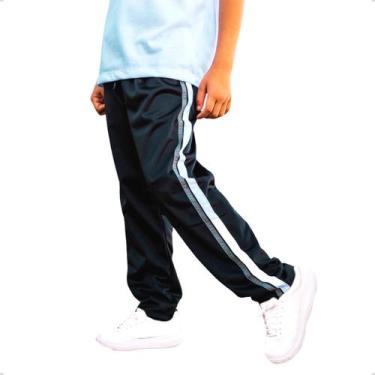 Imagem de Calça Infantil Agasalho Tecido Helanca Inverno 281 - BEN20A, 14, Preto