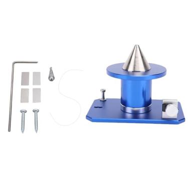 Imagem de aqxreight Balanceador de Lâmina de Cortador de Grama de Metal Embutido ímã Forte Alinhamento Eficiente Ajustável Ferramenta de Balanceamento de Lâmina de Montagem Em Parede (Azul)