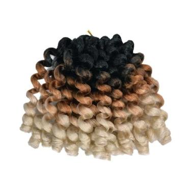 Imagem de Extensão De Cabelo Sintético Ombre Jamaican Bounce Curly Para Mulheres