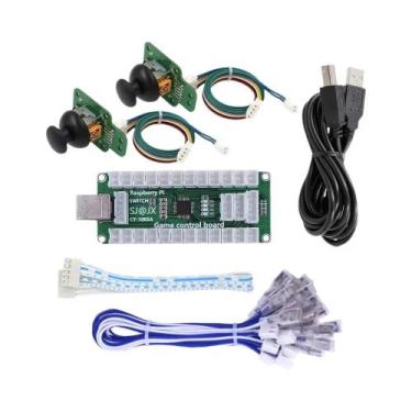 Imagem de Controle Joystick Mini Arcade USB 3D Analógico Para PC, PS3 E Raspberr