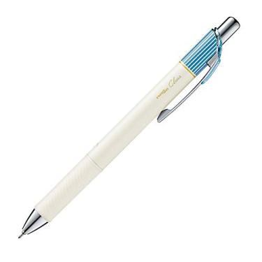 Imagem de Pentel Caneta Gel Energel Clena 0.5 mm Corpo Azul Ceu e Tinta Azul BLN75LS-CX