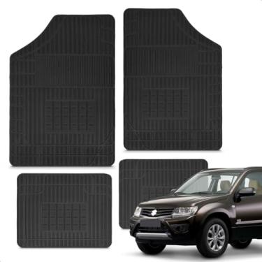 Imagem de Jogo Tapete 100% Borracha Grand Vitara 2008 A 2016 Impermeável Antiderrapante Automotivo 4 Peças
