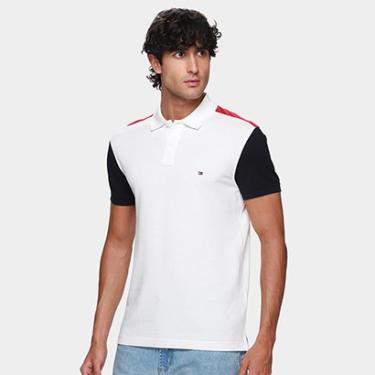 Imagem de Camisa Polo Tommy Hilfiger Blocking Reg Masculina-Masculino