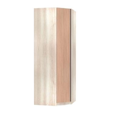 Imagem de Guarda-Roupa Modulado Canto Diagonal 1 Porta 1 Cabideiro 6 Prateleiras Prime Luciane Móveis