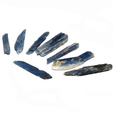 Imagem de 01 Cianita Azul Lamina Bruto Pedra Natural 40 a 60mm Class B - Cristai