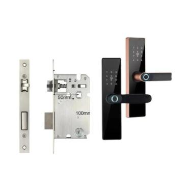 Imagem de Fechadura De Porta Inteligente WiFi CDOK Tuya Com Desbloqueio Remoto P