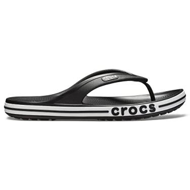 Imagem de Chinelo crocs bayaband flip black/white - 43