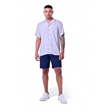 Imagem de Camisa Masculina Manga Curta Gola Hawaii-Masculino