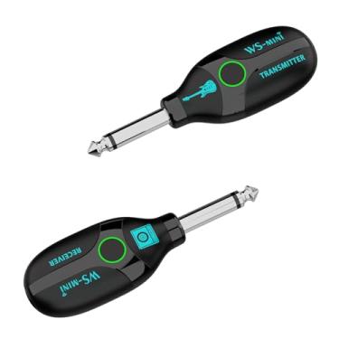 Imagem de de Guitarra Sem Fio 2 4G 48K 16bit Transmissão Real Recarregável 4 Canais Necessidade Emparelhamento Conjunto Transmissor e Receptor para Elétrica Baixo