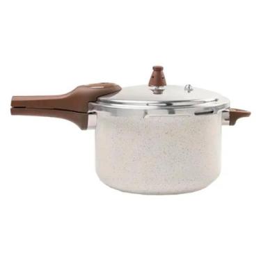 Imagem de Panela de Pressão C.L Pressure com Fundo de Indução 6,8L Alumínio Brin